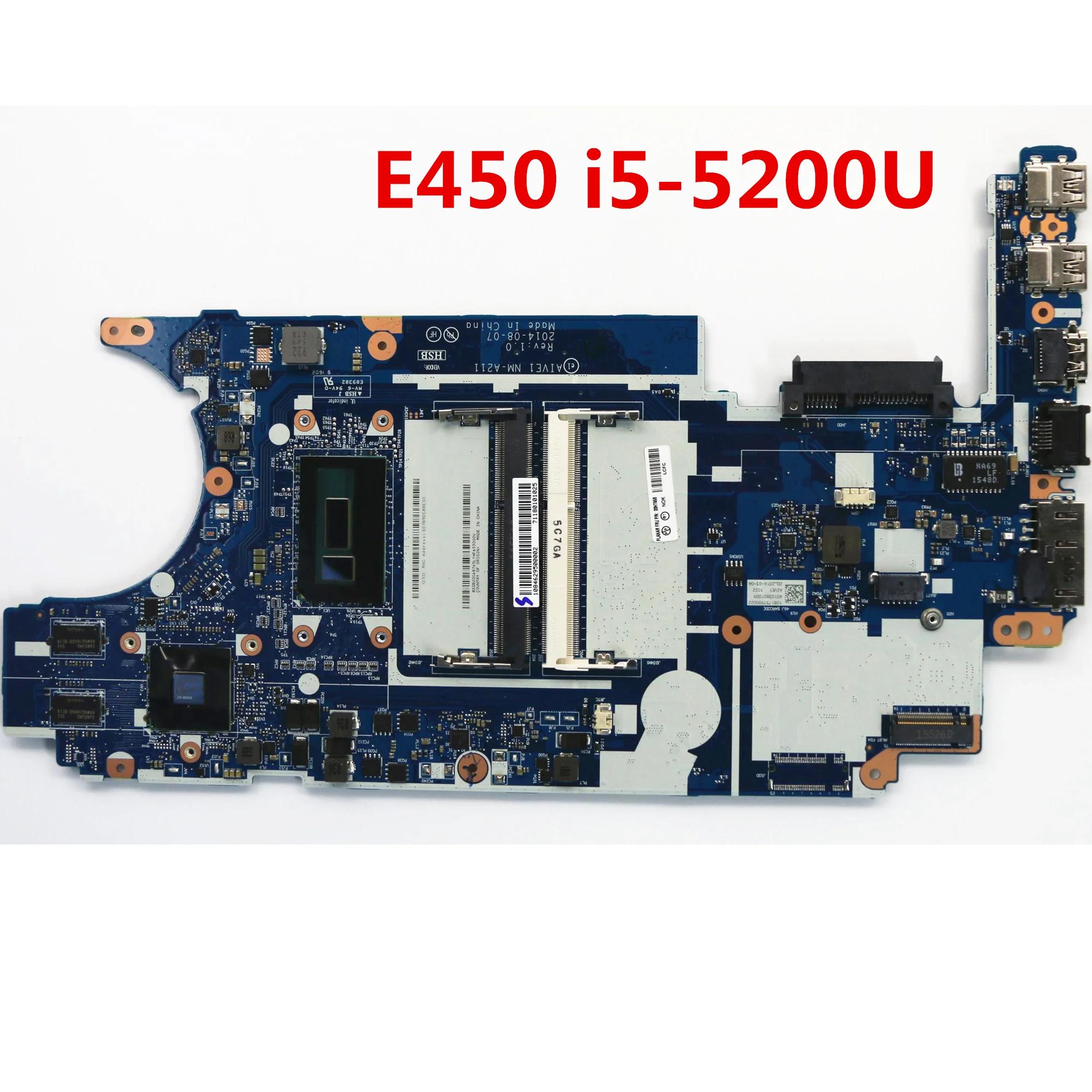   ũе E450 Ʈ  NM-A211, 00HT658 i5-5200U CPU, 2G GPU, ü ׽Ʈ Ϸ